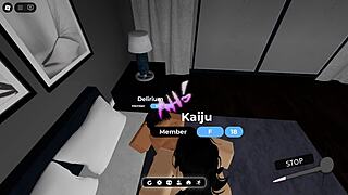 Roblox slut loses virginity doggystyle to friend while boyfriend plays
