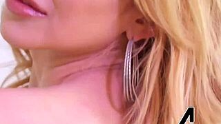 harmony marquise's hairy big pussy lips drip wet on massive cock ride