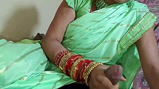 indian married wife begs for spit-lubed first fuck bent over.
