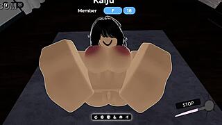 Roblox slut loses virginity doggystyle to friend while boyfriend plays