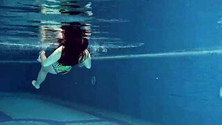 DIANA RIUS' JUICY TITS AND BODY GROPEd UNDERWATER IN BIKINI STRIP