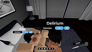 Roblox slut loses virginity doggystyle to friend while boyfriend plays