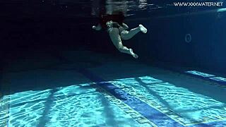 DIANA RIUS' JUICY TITS AND BODY GROPEd UNDERWATER IN BIKINI STRIP