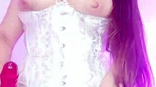 mexican stepmom's huge cameltoe ripped for stepson double vaginal drip 💦🇲🇽😈