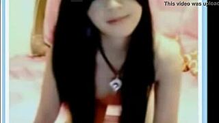 everyday asian amateur goes solo in softcore tease