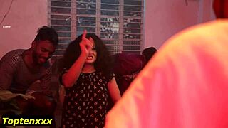 Peyasi Atma Bent Over Fucked Hard by Village Sadu in Garden