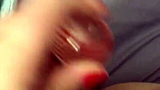 Pussy hammered by huge dildo in solo toy masturbation frenzy