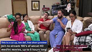 Ever peeked backstage at aria nicole's intimate catheter exam by doctor tampa?