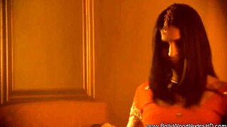 Exotic Arab babe strips teasing her sensual curves erotic dance style
