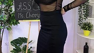 i love spanking my curvy lingerie ass in heels and stockings solo
