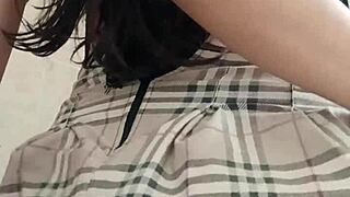 college latina teen caught shower masturbating wet pussy