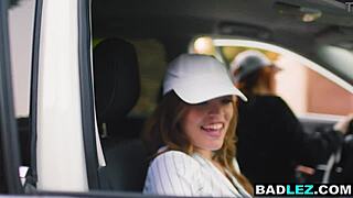 big titted milf coach straps her teen student after softball practice?