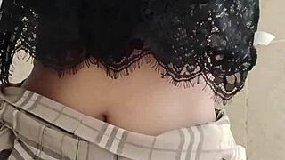 college latina teen caught shower masturbating wet pussy