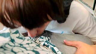 watch her gag on cock then slurp every drop in sloppy deepthroat cum feast finale