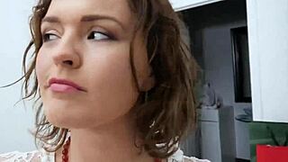 Big tit milf teacher Krissy Lynn seduces as sinful stepmother in hardcore HD taboo fuck