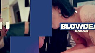 Kinky Lily Lou Devours Ass Before Swallowing Cum After Brutal Throat Pounding