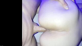 Pretty Latina teen spreads wet pussy cheeks POV doggystyle