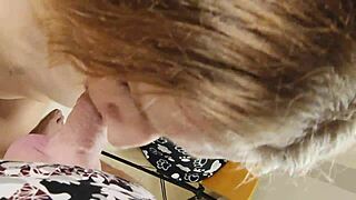 i am very lucky man with this beauty deepthroating my cock pov