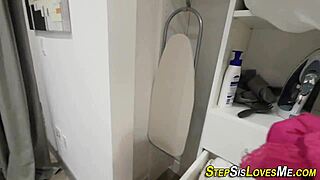 AMATEUR STEPSIS EXPLODES IN CUMSHOT AFTER INTENSE PUSSY POUNDING!
