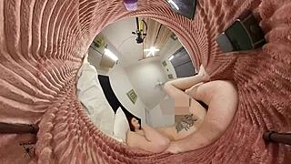 Watch this amazing ginger bob her head and ride my cock!