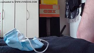 corona mask hides naked german amateur's wild homemade fetish reveal