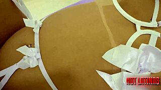 hot damn that skinny latina in sensual lingerie i tasted her swollen wet pussy then fucked her tight!!