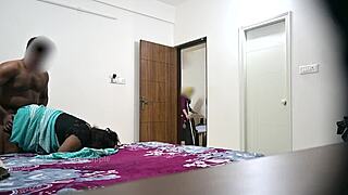 Wifey bent over getting fucked right in front of the maid 😏