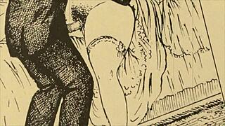 check out these steamy vintage hairy erotic drawings 😏🔥