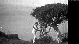 vintage beauties bare it all in wild nature spots