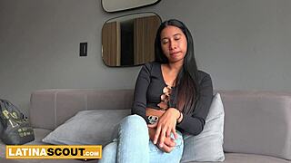 Eighteen Year Old Big Tits Latina Model Stripped Ripped And Pounded In Fake Amateur Audition