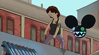 Bob's burgers dancer bridged by deadmau5 lightwave