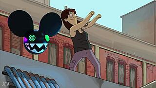 Bob's burgers dancer bridged by deadmau5 lightwave