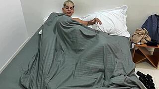 HOT STEPBRO-SIS SHARES HOTEL ROOM FOR CREAMPIE DOGGY RIDE