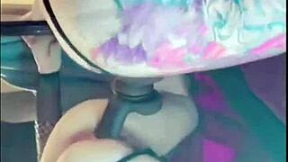 Watch me ride this huge bbc dildo till my wet milf pussy squirts!!