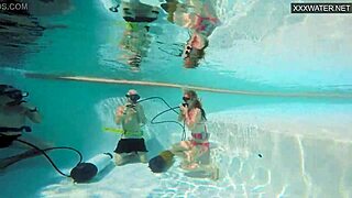 watch this couple capture eva sasalka's tight underwater pool fuck with jason!
