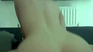Experienced Slutty British Girlfriend Sucks Dildo Teases in Homemade Webcam POV!!