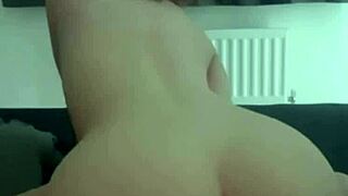 Experienced Slutty British Girlfriend Sucks Dildo Teases in Homemade Webcam POV!!