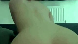 Experienced Slutty British Girlfriend Sucks Dildo Teases in Homemade Webcam POV!!