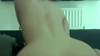 Experienced Slutty British Girlfriend Sucks Dildo Teases in Homemade Webcam POV!!