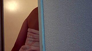 sakura misaki strips post-masturbation for steamy pussy shower