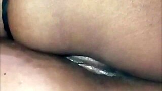 watch this hairless african ebony get her shaved pussy licked up close
