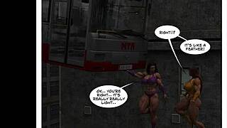 My Muscles Grow Huge in Superhero Transformation Comic