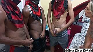 Flamengo Fans Pound Crossdressing Tranny Hard!