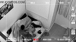 Real Security Cam Catches Lover Ramming Huge Ass Wife While Cuck Works Hard!