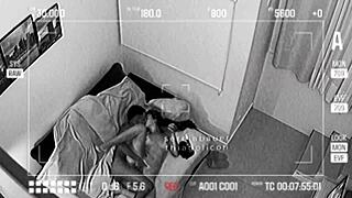 Real Security Cam Catches Lover Ramming Huge Ass Wife While Cuck Works Hard!