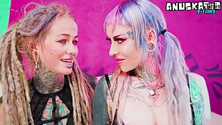 damn these alt pornstars take monster cock anal ffm threesome 🔥🍑