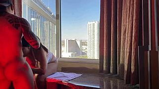Big Black Cock Destroys Asian in Hotel Fuck Frenzy!