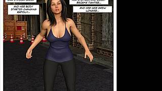 My Muscles Grow Huge in Superhero Transformation Comic