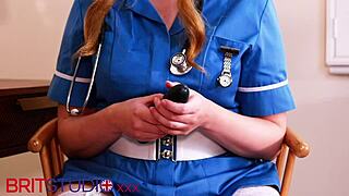 stroke your cock hard and explode for sexy nurse greene