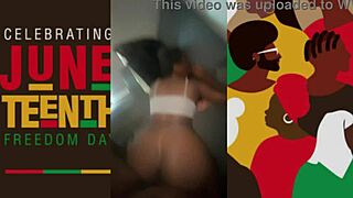 wanna see this petite ebony teen's tight pussy take bbc on juneteenth?